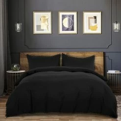 Best Sale 💯 3 Pcs 110gsm Brushed Microfiber Solid Color Soft Duvet Cover Bedding Sets - PiccoCasa 👍 -Bedding Sets & Collections Sales Shop unnamed file 11178