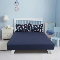 Best Pirce 👏 5 Pcs Polyester Microfiber Kids Space Astronaut Pattern Bedding Sets - PiccoCasa ✔️ -Bedding Sets & Collections Sales Shop unnamed file 11183