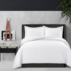 Brand new ❤️ 3pc 300 Thread Count Rayon from Bamboo Oversized Duvet Set - Tribeca Living White 👍 -Bedding Sets & Collections Sales Shop unnamed file 11230