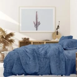 Deals 🎁 4 Pcs Plush Shaggy Duvet Cover Set with Bedskirt & Pillowcases - PiccoCasa 🎁 -Bedding Sets & Collections Sales Shop unnamed file 11239