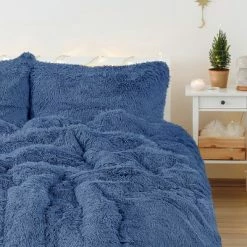 Deals 🎁 4 Pcs Plush Shaggy Duvet Cover Set with Bedskirt & Pillowcases - PiccoCasa 🎁 -Bedding Sets & Collections Sales Shop unnamed file 11240