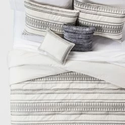 Wholesale 🎁 5pc Tatiana Global Woven Stripe Cotton Comforter Set Cream - Threshold™ 😍 -Bedding Sets & Collections Sales Shop unnamed file 1126