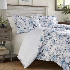 Best Pirce 🎁 Laura Ashley Chloe Duvet Cover Set Blue 🛒 -Bedding Sets & Collections Sales Shop unnamed file 11319