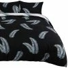 Outlet 🤩 3 Pcs Polyester Tropical Plants Pattern Washable Duvet Cover Bedding Sets - PiccoCasa 🌟