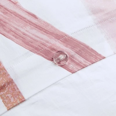 Coupon π Jorja Cotton Metallic Printed Duvet Cover Set - CosmoLiving By Cosmopolitan Blush/gold π 8 Coupon π Jorja Cotton Metallic Printed Duvet Cover Set - CosmoLiving By Cosmopolitan Blush/gold π - Image 8