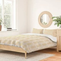 Hot Sale 😀 Little Arrow Design Co Dotty Boho Geometric Duvet Set - Deny Designs Yellow 😀 -Bedding Sets & Collections Sales Shop unnamed file 11417