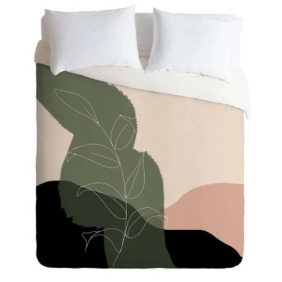 Brand new β€οΈ Aleeya Jones Boho Print Duvet Set - Deny Designs Green π 1 Brand new β€οΈ Aleeya Jones Boho Print Duvet Set - Deny Designs Green π