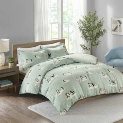 Cheap 💯 True North By Sleep Philosophy 3pc Cozy Flannel Duvet Set Gray 🧨