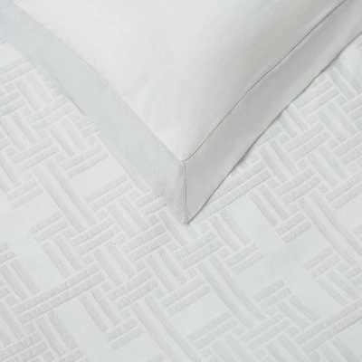 Outlet βοΈ Charisma Bedford 3 Piece Duvet Cover Set - White/Gray Multicolored π 3 Outlet βοΈ Charisma Bedford 3 Piece Duvet Cover Set - White/Gray Multicolored π - Image 3