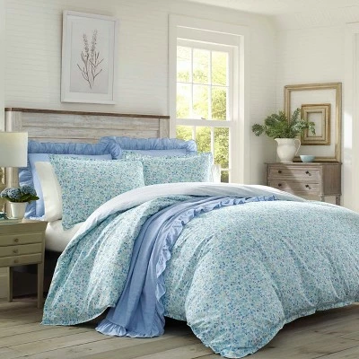 Coupon π Jaynie Stonewashed Reversible Duvet Cover & Sham Set - Laura Ashley π 5 Coupon π Jaynie Stonewashed Reversible Duvet Cover & Sham Set - Laura Ashley π - Image 5