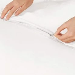 Best Pirce 😍 3 Pcs Polyester Satin Silk Solid Bedding Sets King Cream White - PiccoCasa 🎉 -Bedding Sets & Collections Sales Shop unnamed file 11509