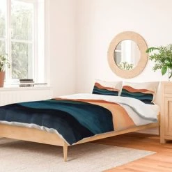 Best deal 𧨠Kris Kivu Colors of the Earth Duvet Set - Deny Designs Blue π