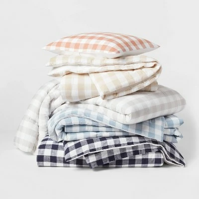 New ❤️ Yarn-Dyed Gingham Bedding Collection - Threshold™ 🤩 1 New ❤️ Yarn-Dyed Gingham Bedding Collection - Threshold™ 🤩
