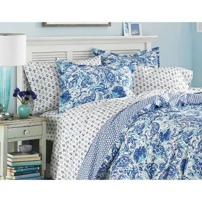 Outlet π Blue Brooke Duvet Cover Set - POPPY & FRITZ® β€οΈ 2 Outlet π Blue Brooke Duvet Cover Set - POPPY & FRITZ® β€οΈ - Image 2