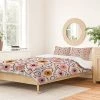 Brand new ⌛ Floral Holli Zollinger Suzani Duvet Cover Set Pink - Deny Designs ✨