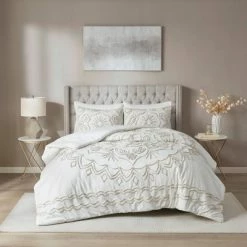 Budget ✔️ Madison Park Valeria Tufted Cotton Chenille Bedding Collection 🔔