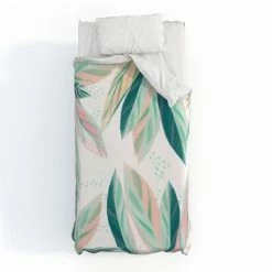 Coupon 💯 Floral Zoe Wodarz Painterly Palm Duvet Cover Set Green - Deny Designs 🌟 -Bedding Sets & Collections Sales Shop unnamed file 11727