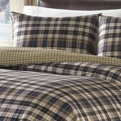 Discount 🎁 Port Gamble Plaid Duvet Cover And Sham Set Navy - Eddie Bauer® 🎁 -Bedding Sets & Collections Sales Shop unnamed file 11737