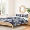 Cheap 🧨 Amy Sia Tie Dye 100% Cotton Duvet Set - Deny Designs Navy 🎉