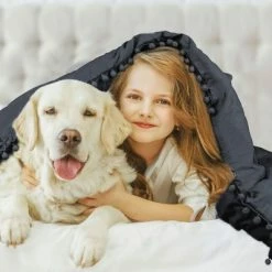 Budget 🌟 3 Pcs Polyester Soft with Pompons Bedding Sets - PiccoCasa ✔️ -Bedding Sets & Collections Sales Shop unnamed file 11816