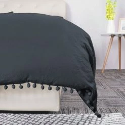 Budget 🌟 3 Pcs Polyester Soft with Pompons Bedding Sets - PiccoCasa ✔️ -Bedding Sets & Collections Sales Shop unnamed file 11820