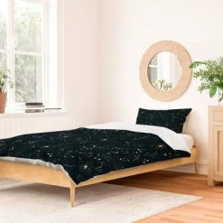 Best deal 👏 Joy Laforme Constellations 100% Cotton Duvet Set - Deny Designs Navy 🔥
