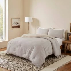 Buy 🤩 ED Ellen DeGeneres Washed Cotton Duvet Set - Ellen Degeneres Gray ⌛