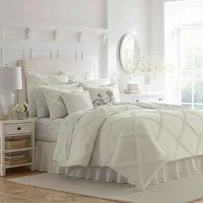 Outlet π Adelina Reversible Duvet Cover Set White - Laura Ashley β¨ 1 Outlet π Adelina Reversible Duvet Cover Set White - Laura Ashley β¨