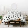 Coupon 🎉 Little Arrow Design Co Winter Pines Duvet Cover Set - Deny Designs Black/white 🔥