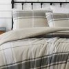 Cheap ✔️ Preston Plaid Flannel Duvet Cover Set - Truly Soft Khaki ✔️