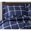 Promo 🧨 Printed Windowpane Duvet Cover Set - Truly Soft White/gray 💯
