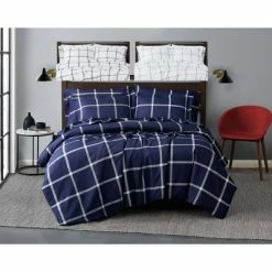Promo 🧨 Printed Windowpane Duvet Cover Set - Truly Soft White/gray 💯 -Bedding Sets & Collections Sales Shop unnamed file 11964