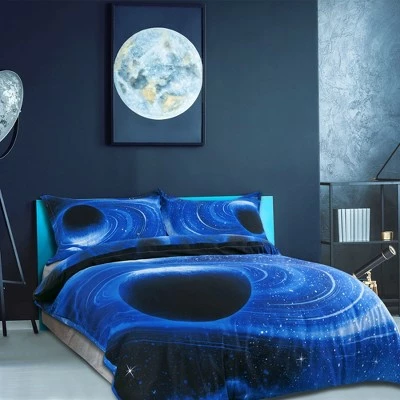 Coupon π€© 3 Pcs Queen Polyester Galaxy Sky Cosmos Night Pattern 3D Printed Bedding Sets Royal Blue - PiccoCasa π 2 Coupon π€© 3 Pcs Queen Polyester Galaxy Sky Cosmos Night Pattern 3D Printed Bedding Sets Royal Blue - PiccoCasa π - Image 2