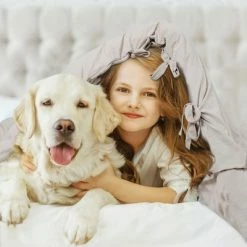 Best Sale ✔️ 3 Pcs Washed Cotton Solid with Bowknot Closure Design Bedding Sets Queen Tan - PiccoCasa 🔔 -Bedding Sets & Collections Sales Shop unnamed file 12020