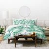 Outlet 😍 83 Oranges Palm Leaves Duvet Set - Deny Designs ✔️