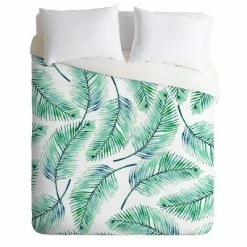 Outlet 😍 83 Oranges Palm Leaves Duvet Set - Deny Designs ✔️ -Bedding Sets & Collections Sales Shop unnamed file 12035