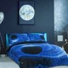 Cheap 🧨 4 Pcs Queen Polyester Galaxy Cosmos Night Starry Pattern Bedding Sets Queen Blue - PiccoCasa ⌛