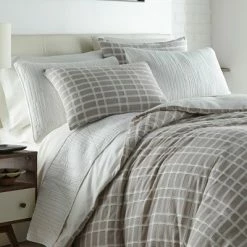 Promo 💯 City Scene Full/Queen Sherman Duvet Cover Set Gray 🧨 -Bedding Sets & Collections Sales Shop unnamed file 12179