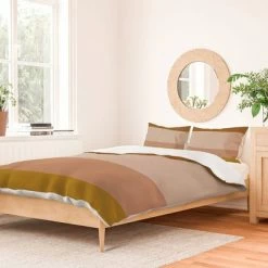 Top 10 π Colour Poems Contemporary Color Block IV Duvet Set - Deny Designs Pink π₯