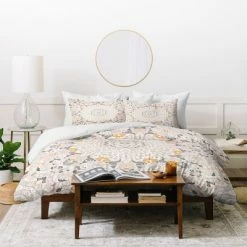 Best reviews of ⭐ Gray Monika Strigel Boho Summer Duvet Cover - Deny Designs 🔔