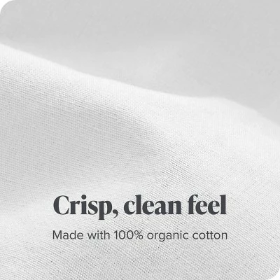 Brand new π 400 Thread Count Organic Cotton Percale Duvet Cover and Sham Set by Bare Home π₯ 1 Brand new π 400 Thread Count Organic Cotton Percale Duvet Cover and Sham Set by Bare Home π₯