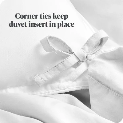 Brand new π 400 Thread Count Organic Cotton Percale Duvet Cover and Sham Set by Bare Home π₯ 3 Brand new π 400 Thread Count Organic Cotton Percale Duvet Cover and Sham Set by Bare Home π₯ - Image 3