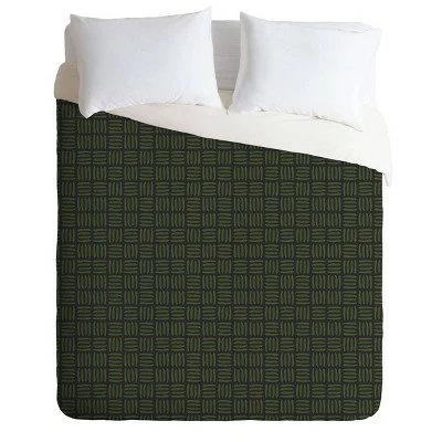 Buy π Pine Needle Checkered Duvet Set - Deny Designs Green π― 3 Buy π Pine Needle Checkered Duvet Set - Deny Designs Green π― - Image 3