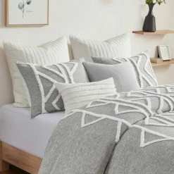 Top 10 👏 Ink+Ivy Hayes Chenille Cotton Duvet Set Gray 🔥 -Bedding Sets & Collections Sales Shop unnamed file 12221