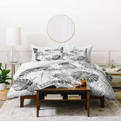 Top 10 ⌛ Schatzi Brown Kona Tropic Duvet Set - Deny Designs Black/white ⌛ 1 Top 10 ⌛ Schatzi Brown Kona Tropic Duvet Set - Deny Designs Black/white ⌛