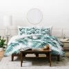 Best deal 😀 Schatzi Brown Maui Palm Leave Duvet Set - Deny Designs ⭐