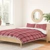 Coupon 🤩 Lisa Argyropoulos Holiday Plaid Duvet Set - Deny Designs Burgundy 👍