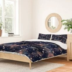 Promo 🧨 Jacqueline Maldonado Zodiac Duvet Set - Deny Designs Purple 🎁