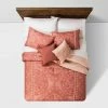 Flash Sale 😍 Jessamine Pom Trimmed Comforter Set Rose - Opalhouse™ 🛒