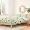 Best reviews of 🎉 Geometric Caroline Okun Yarmouth Duvet Cover Set Green - Deny Designs 😀